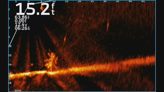 Li'L TUFFY Swimbait on livescope catch big crappie