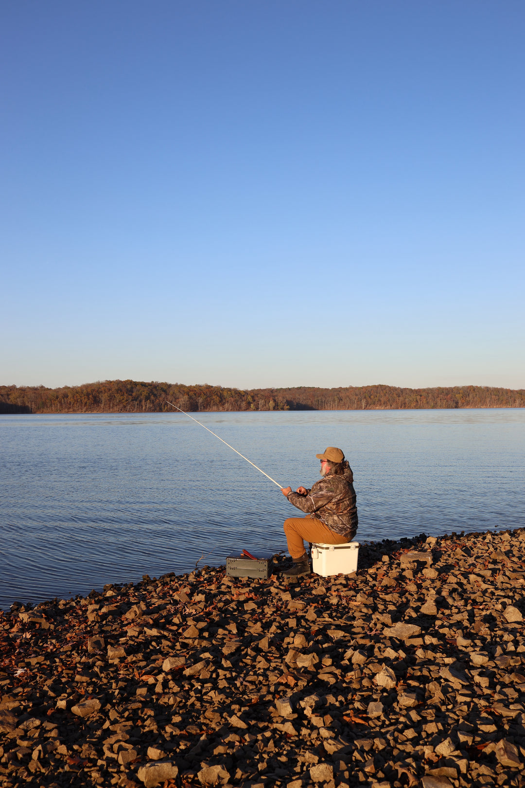 Bank Fishing for catfish