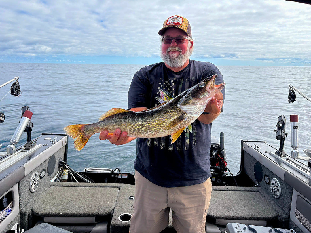 Winter Walleye on Lake Erie
