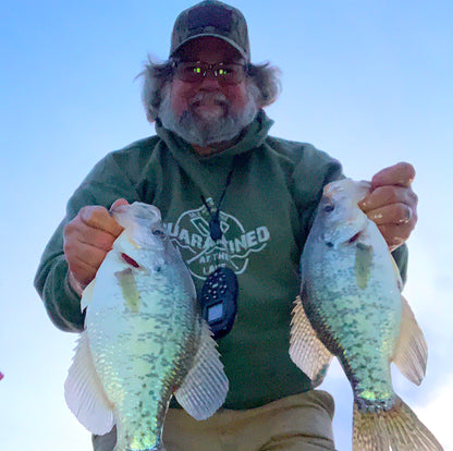 Hair jigs for crappie work great on those picky crappie